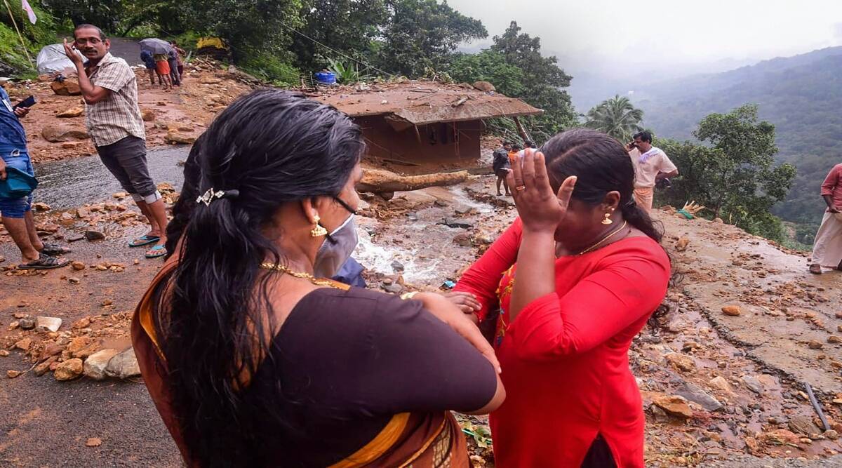 People are shattered due to flood and landslides
