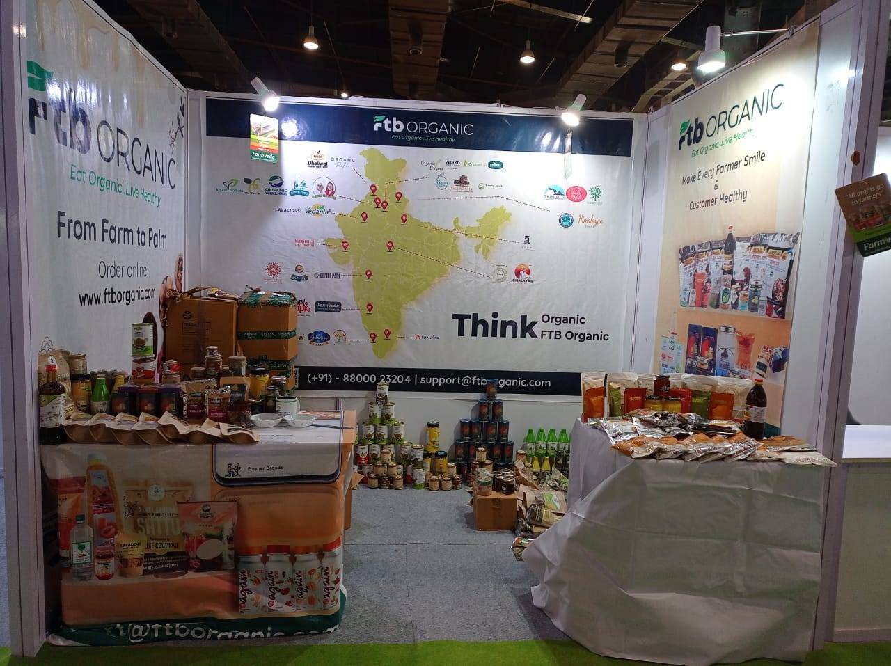 FTB Organics Opens Stall at Biofach India 2021