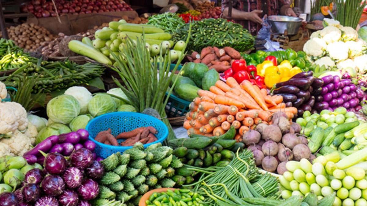Different Vegetables In The Market