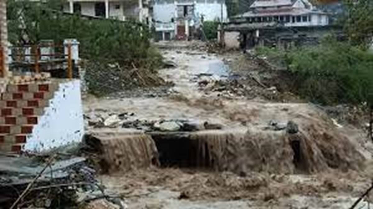Rainwater flooding in Uttarakhand
