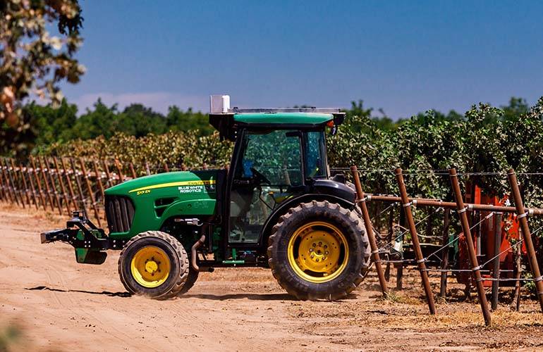 Autonomous Tractors By Blue White Robotics