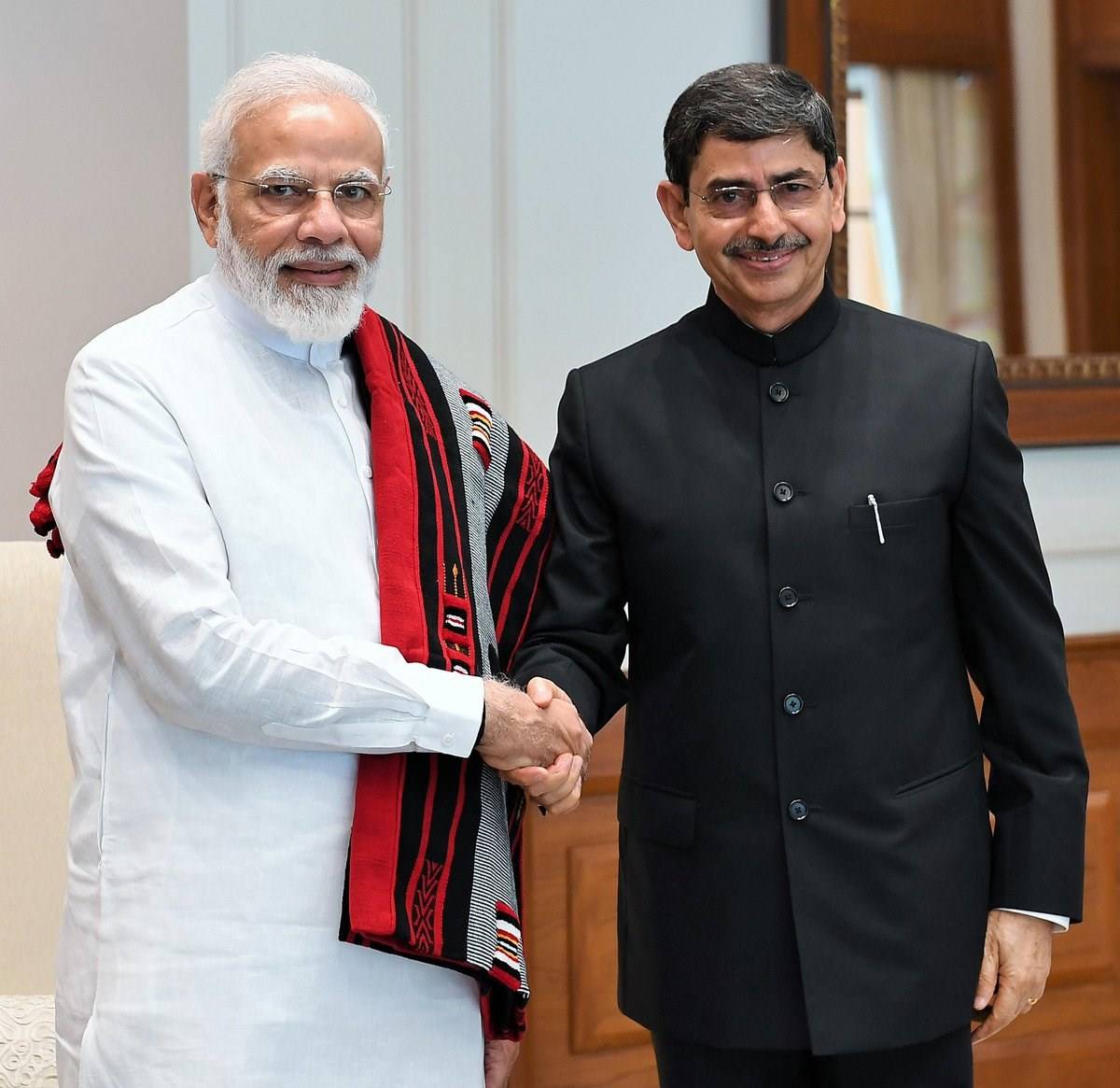 Governor-Chancellor R.N. Ravi with PM Narendra Modi