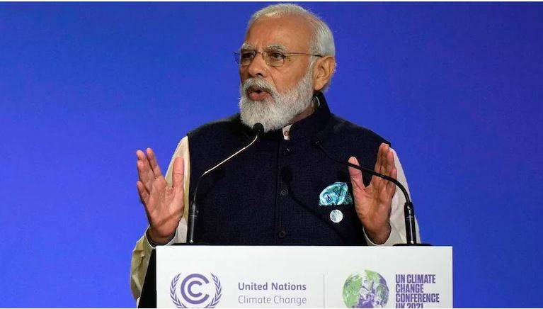 Indian Prime Minister Narendra Modi In Cop 26