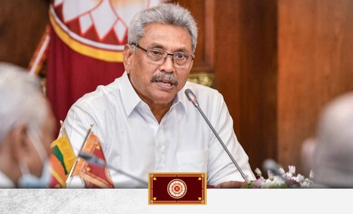 Sri Lanka  President Gotabaya Rajapaksa's