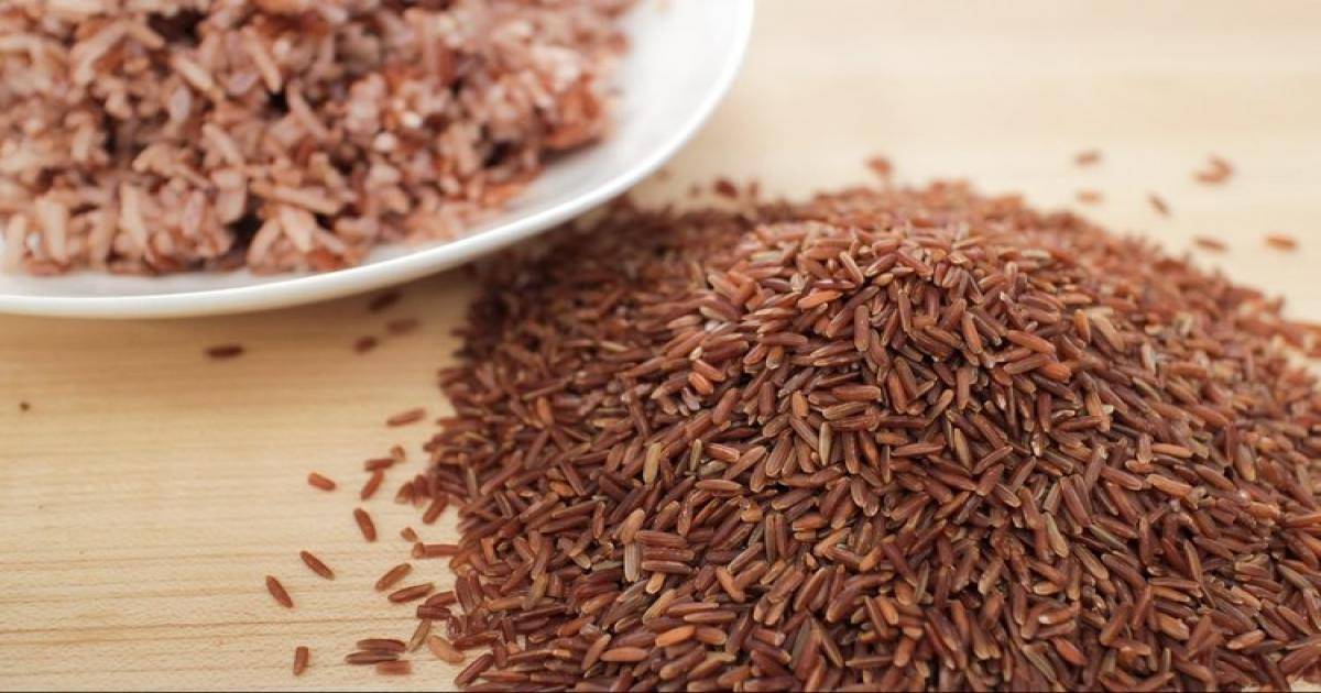 Red Rice on Table