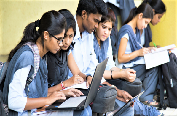 Students Using Laptops