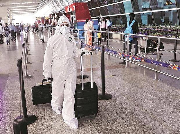 Traveller At Airport