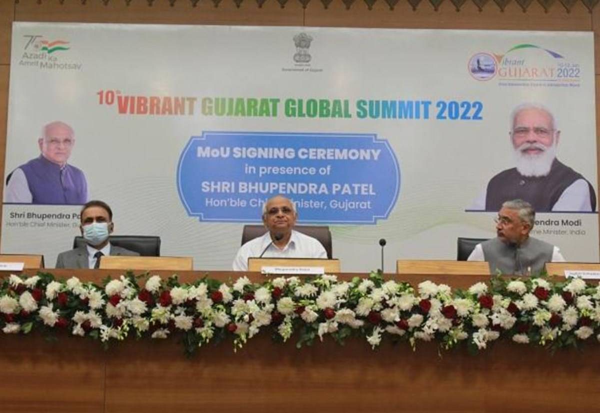 MoU's signing ceremony in Pre- Vibrant Gujarat Summit