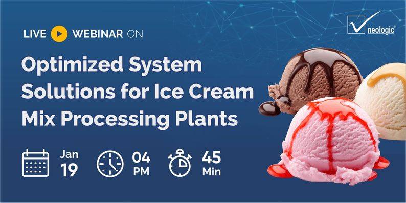 Optimized System Solutions for Ice Cream Mix Processing Plants