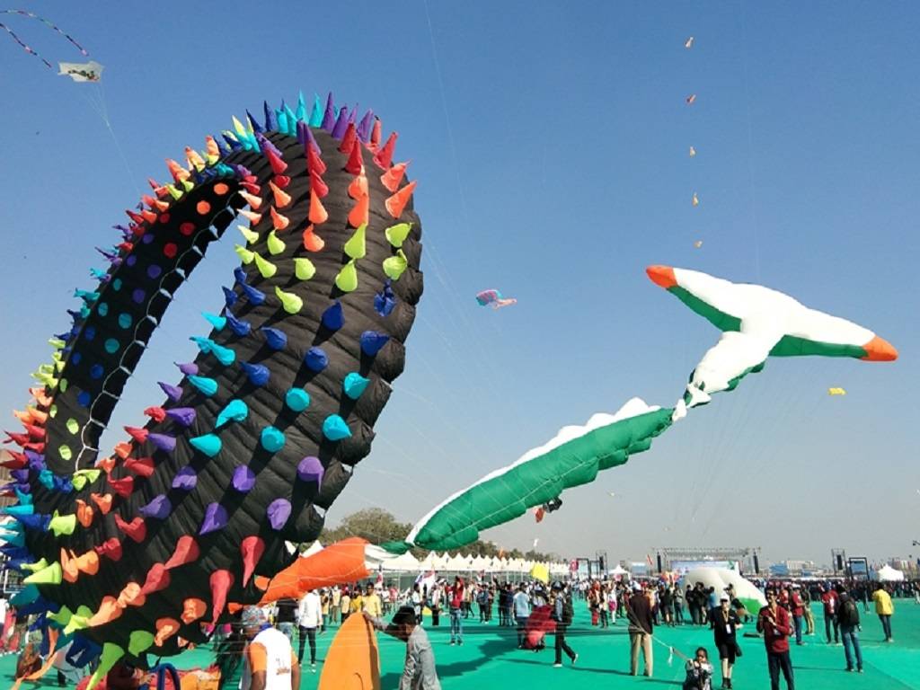 Flower Show & Kite Festival in Gujarat