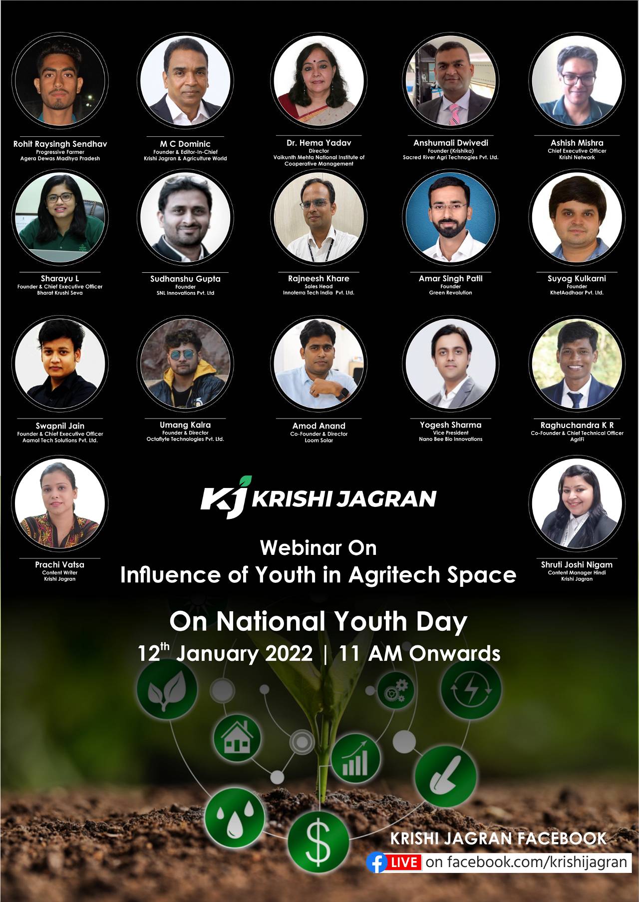 Webinar on “Influence of Youth in Agritech Space”