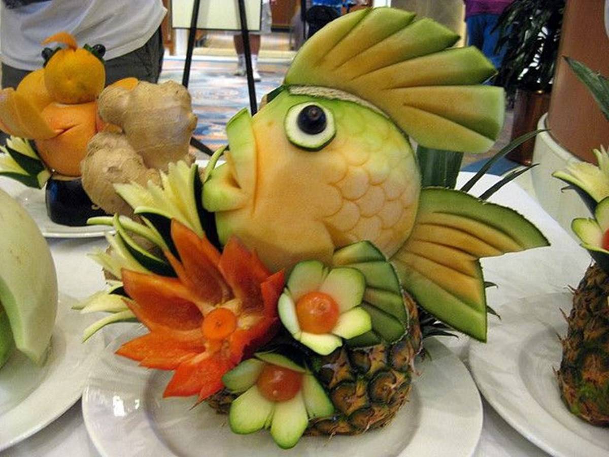 Fruits and Vegetable Carving the Art of Chef