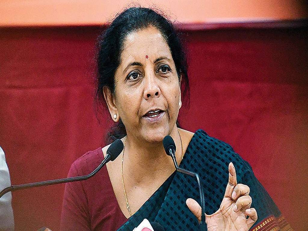 Finance Minister Nirmala Sitharaman