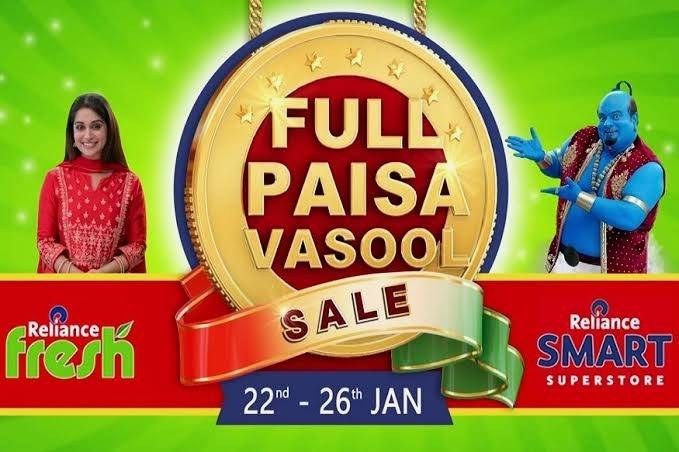 JioMart Full Paisa Vasool Sale 2022