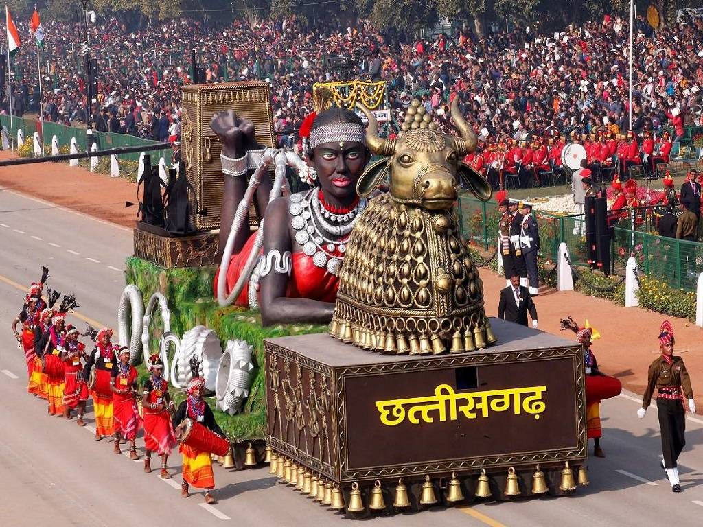 Chhattisgarh's Tableau in Last Year's Republic Day