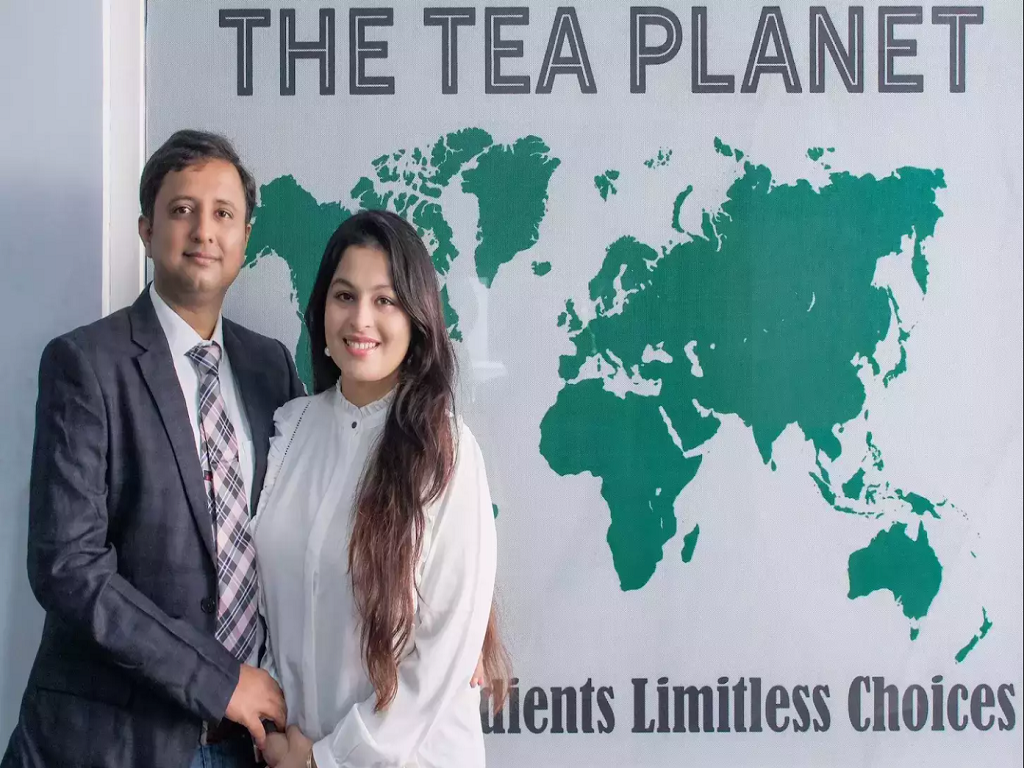 Entrepreneur couple that came up with "The Tea planet"
