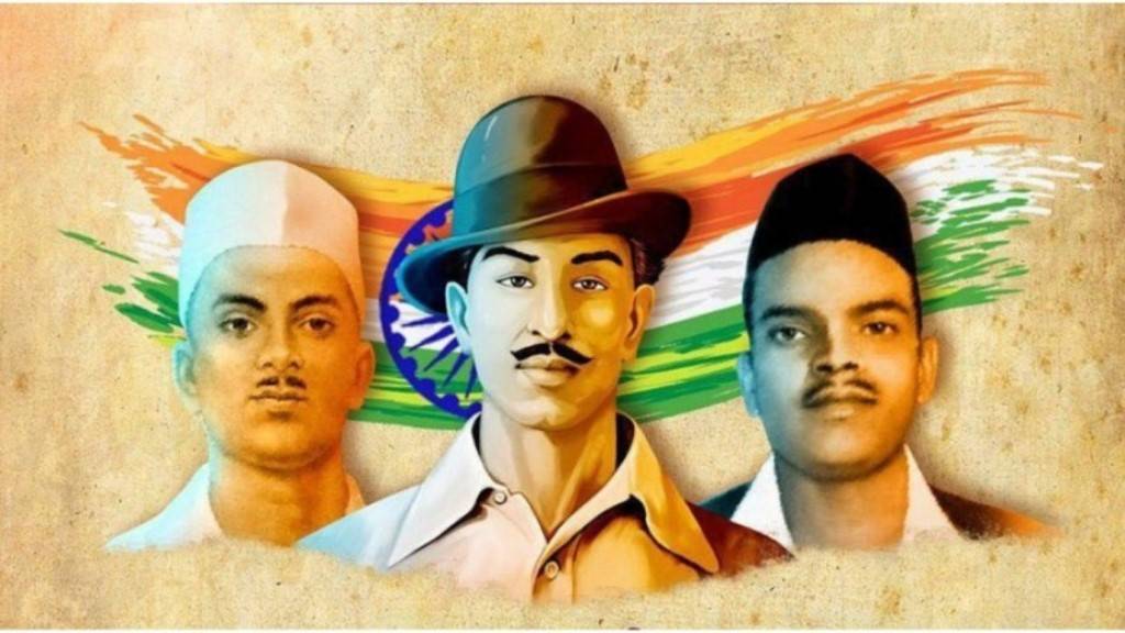 Bhagat Singh, Shivaram Rajguru, and Sukhdev Thapar