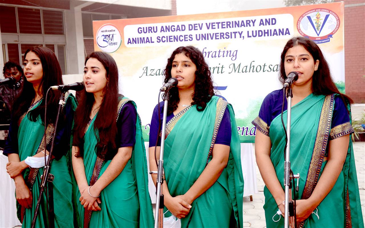 Students Performing at GADVASU