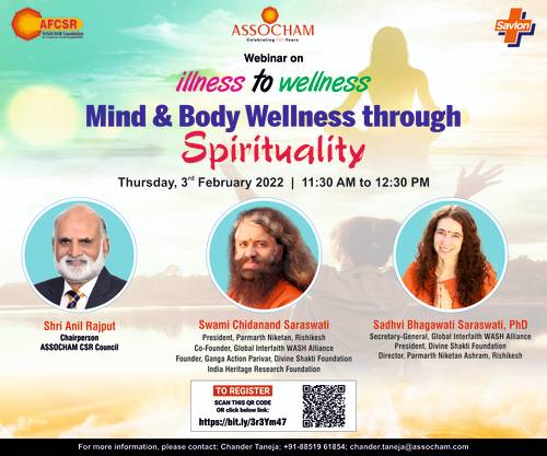 Webinar on ‘Mind and Body Wellness Through Spirituality’