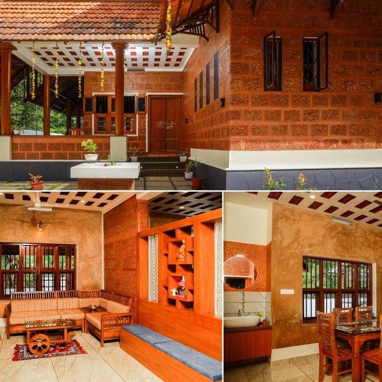 Eco-Friendly Home Plastered With Fenugreek, Jaggery And Rice Husk