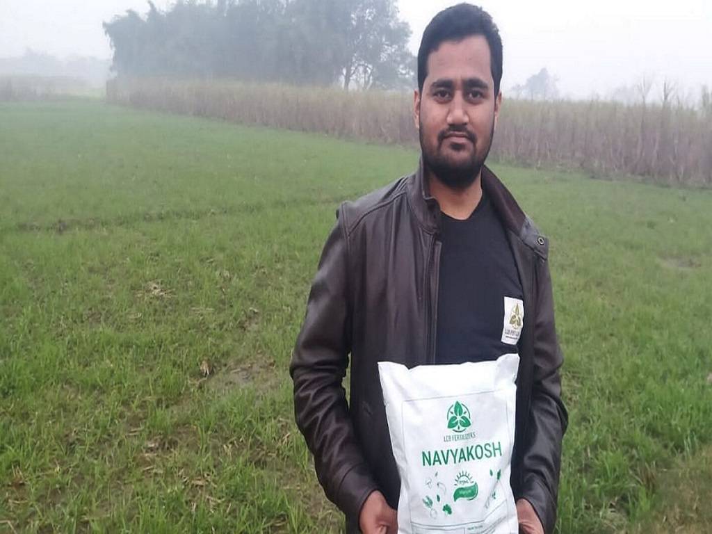 Akshay Shrivastav created LSB Fertilizer that can help increase crop Yield