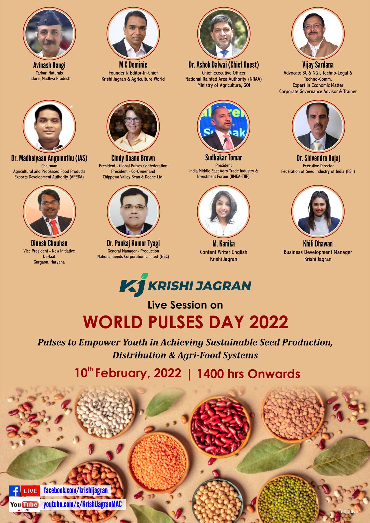 Live Session on World Pulses Day 2022