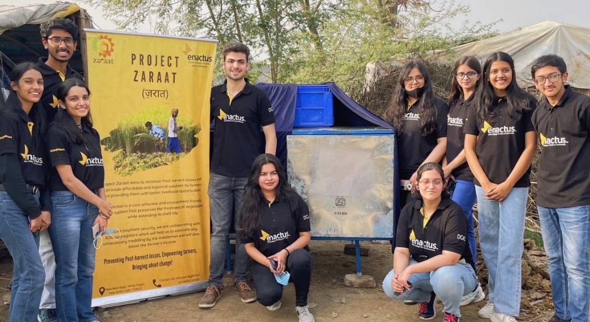 Project Zaraat by Enactus DCAC- Volunteers