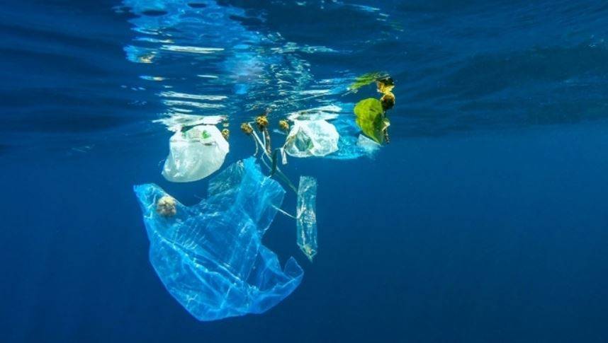 Picture depicting presence of Plastic in Ocean