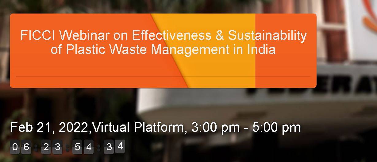 Webinar on Effectiveness & Sustainability of Plastic Waste Management in India