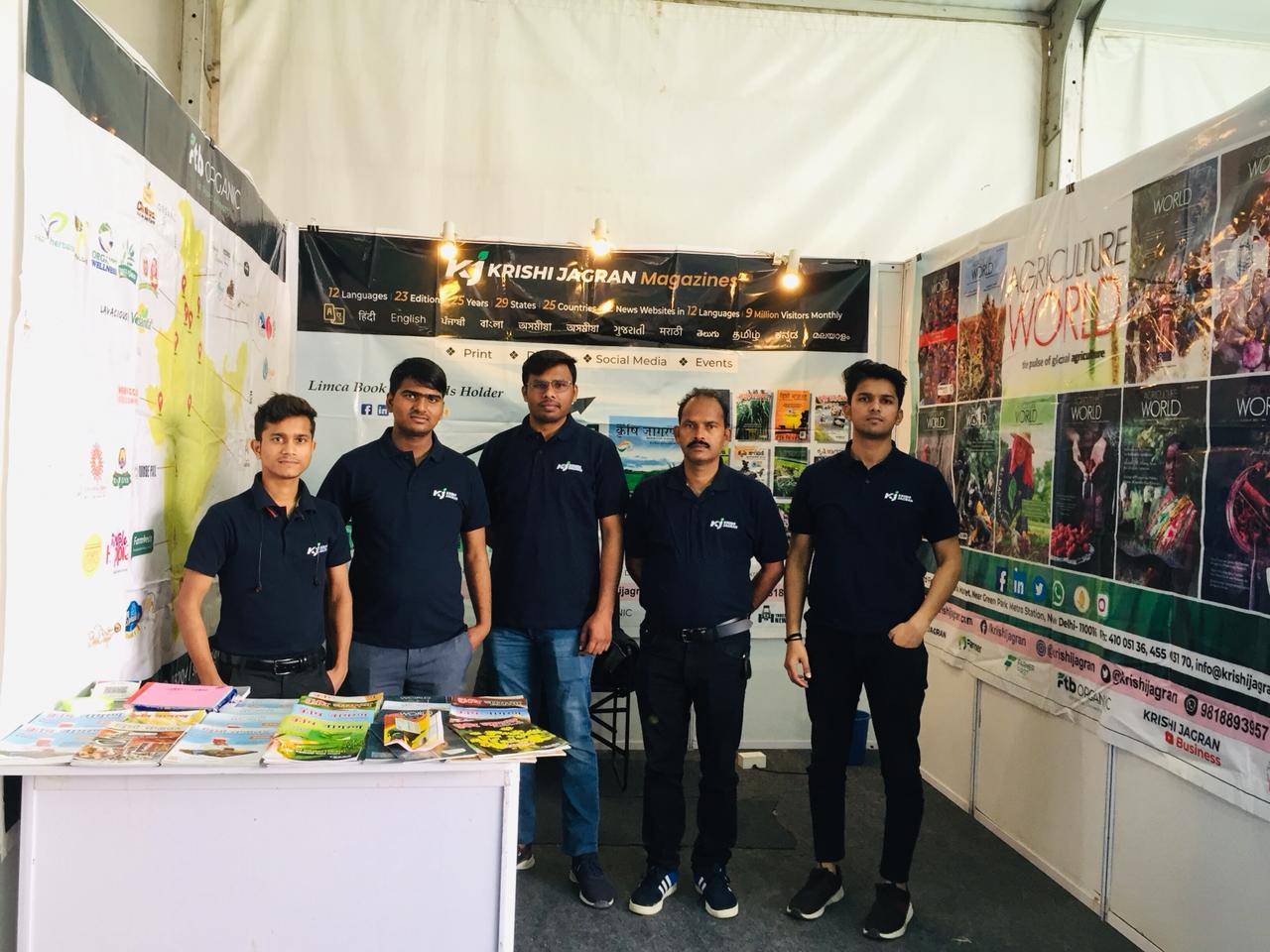 Krishi Jagran's Team at 3rd DFA Expo