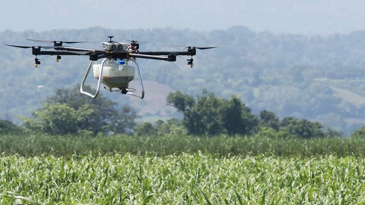 Crop field Surveillance by Drone