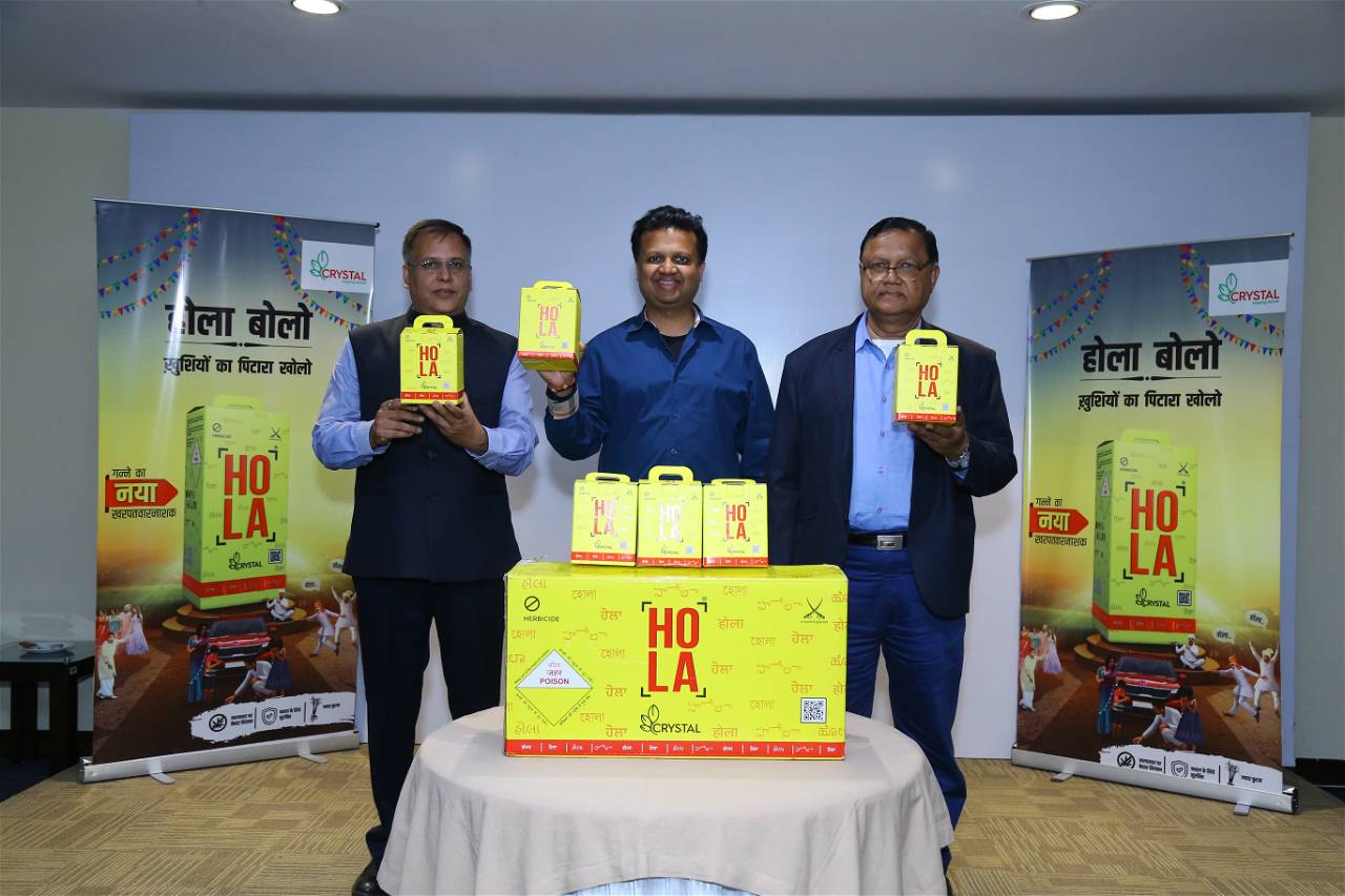 Launch of Hola in presence of Chairman, N K Aggarwal; Managing Director, Ankur Aggarwal and Senior Vice President (Strategic Marketing) C S Shukla