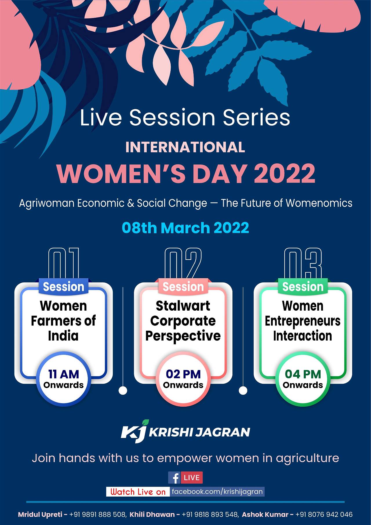 Live Session Series on International Women’s Day 2022