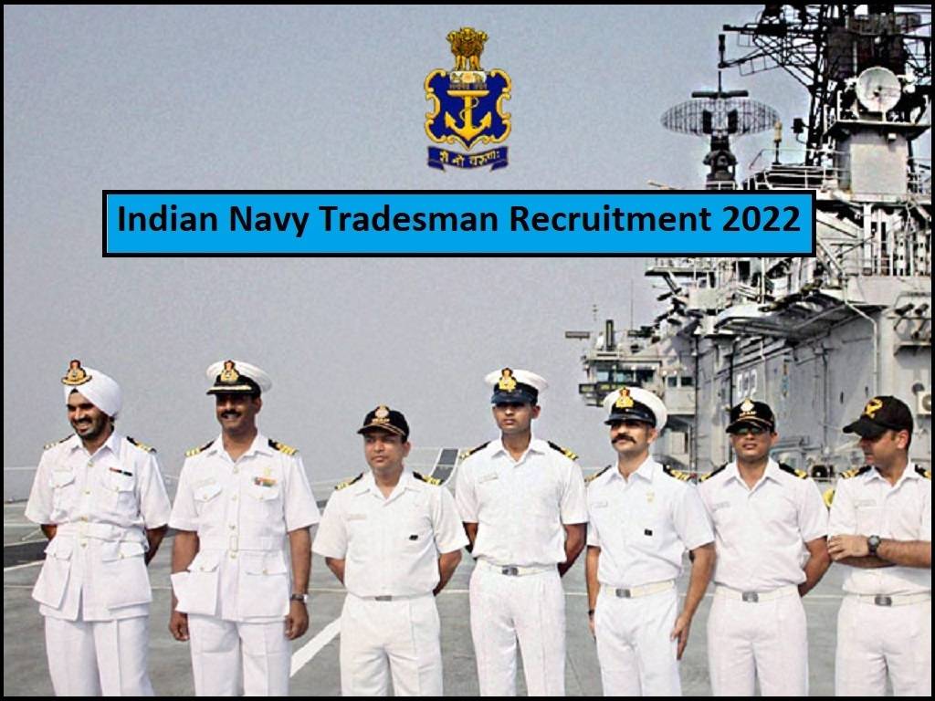 The Indian Navy Recruitment 2022 notification is out, and applications are being accepted for the positions of Tradesman (Skilled)