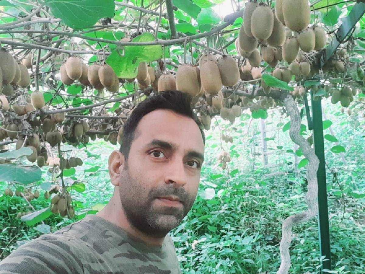 Mandeep Verma At His Organic Farm