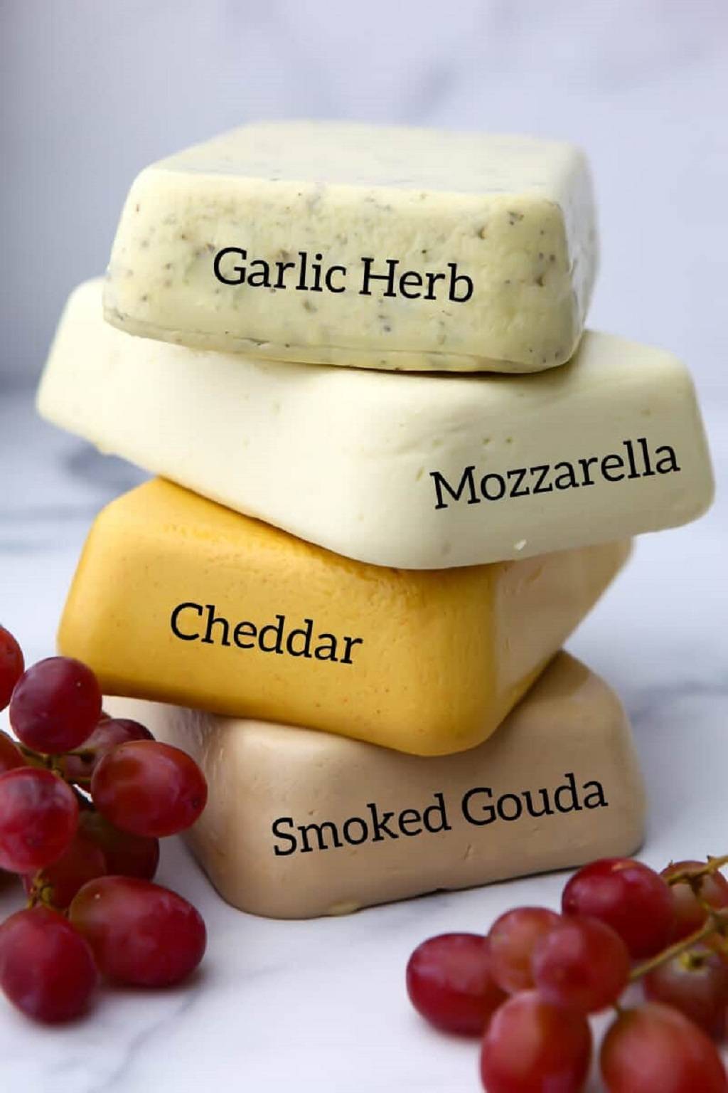 Different Kind Of Non-Dairy Cheese