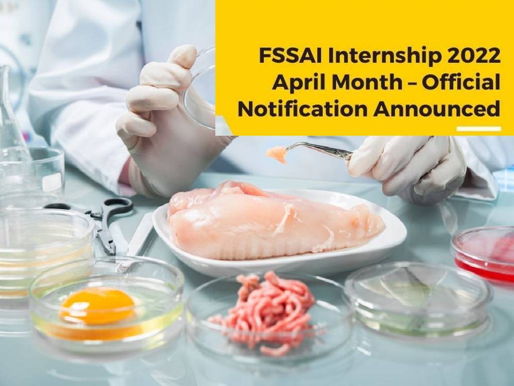 FSSAI Internship April 2022