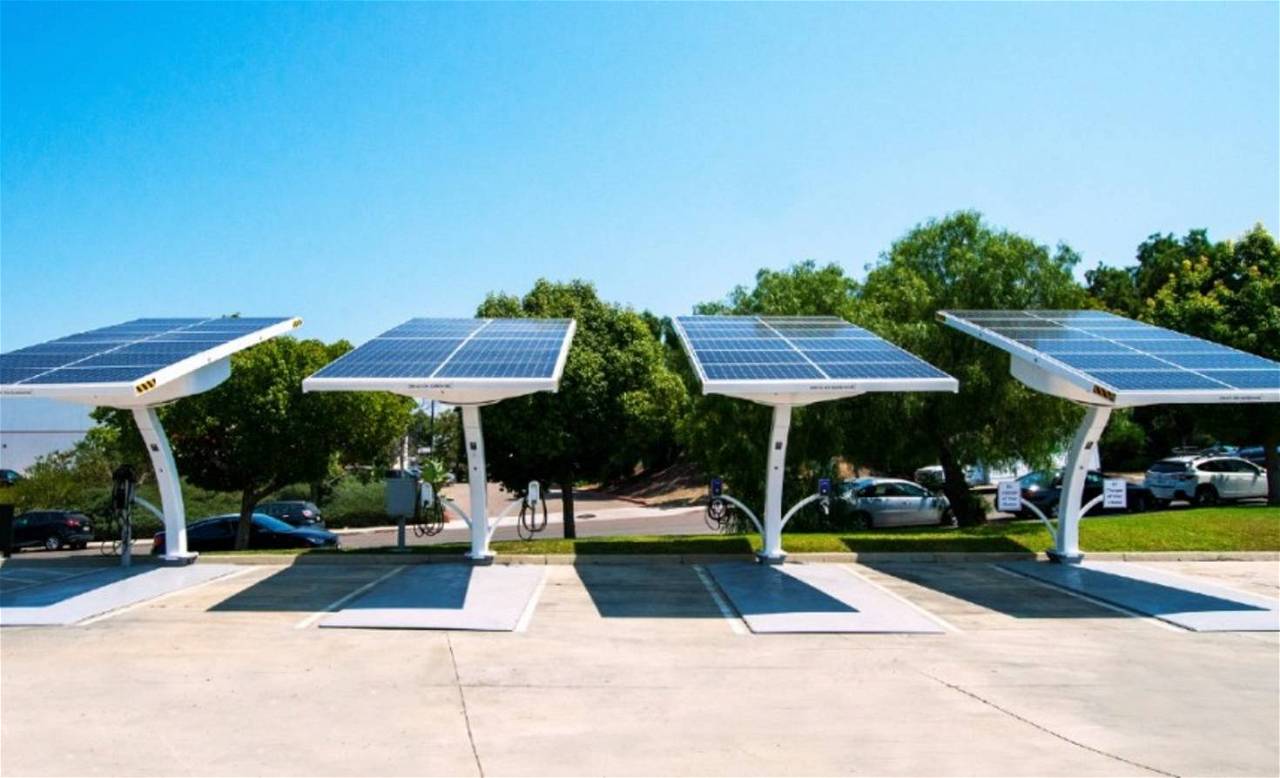 Solar Recharging of Electric Vehicles