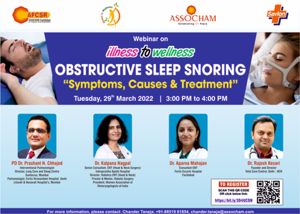 Webinar on Obstructive Sleep Snoring: Symptoms, Causes & Treatment