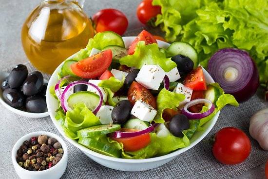 Fresh Salad in the Bowl