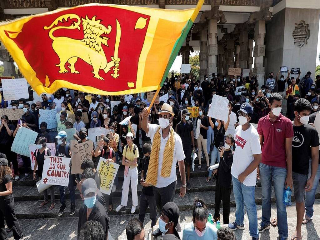 Protests are also taking place throughout the country in response to the government's poor approach to handling one of the worst financial downturns in decades.