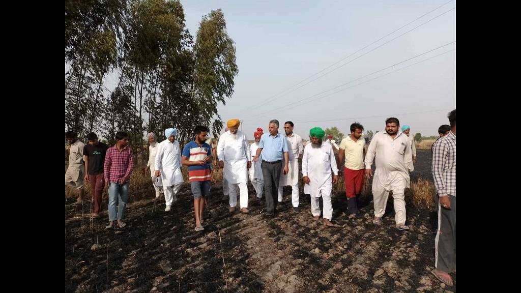 MLA Gurdit Singh Sekhon managed to visit the Aranianawala village in order to inspect the condition