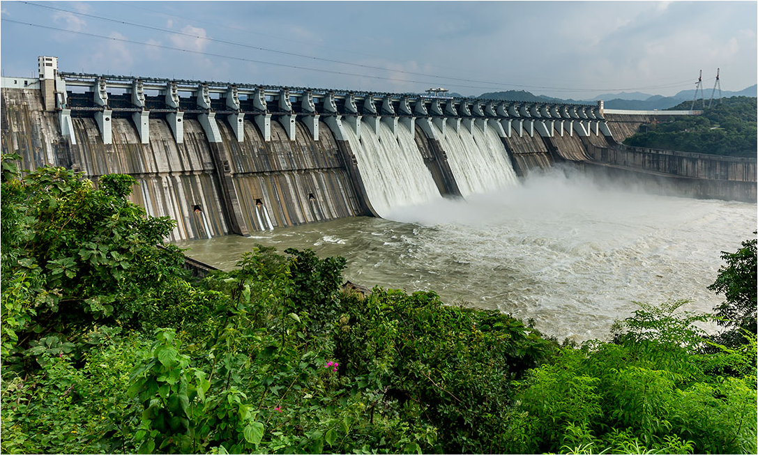 Sardar Sarovar Dam on Narmada River