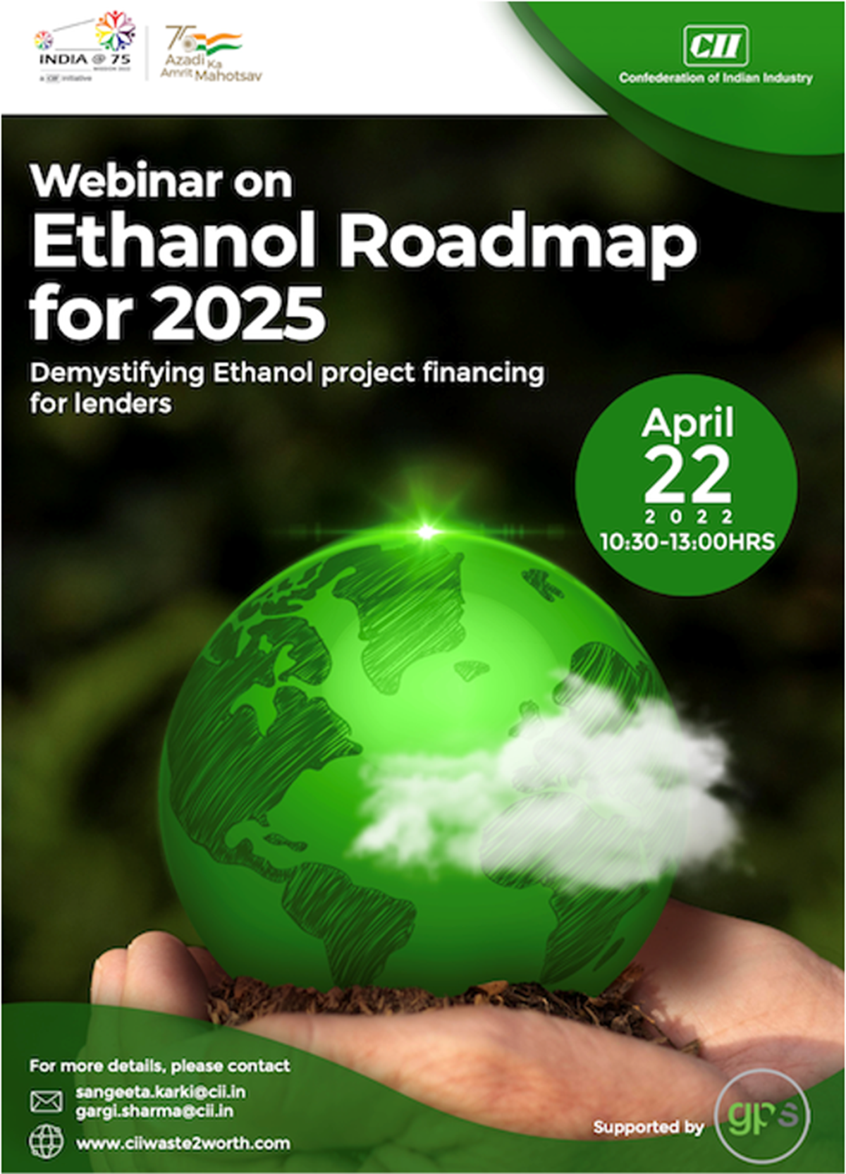 Webinar on ‘Ethanol Roadmap for 2025’ on Earth Day