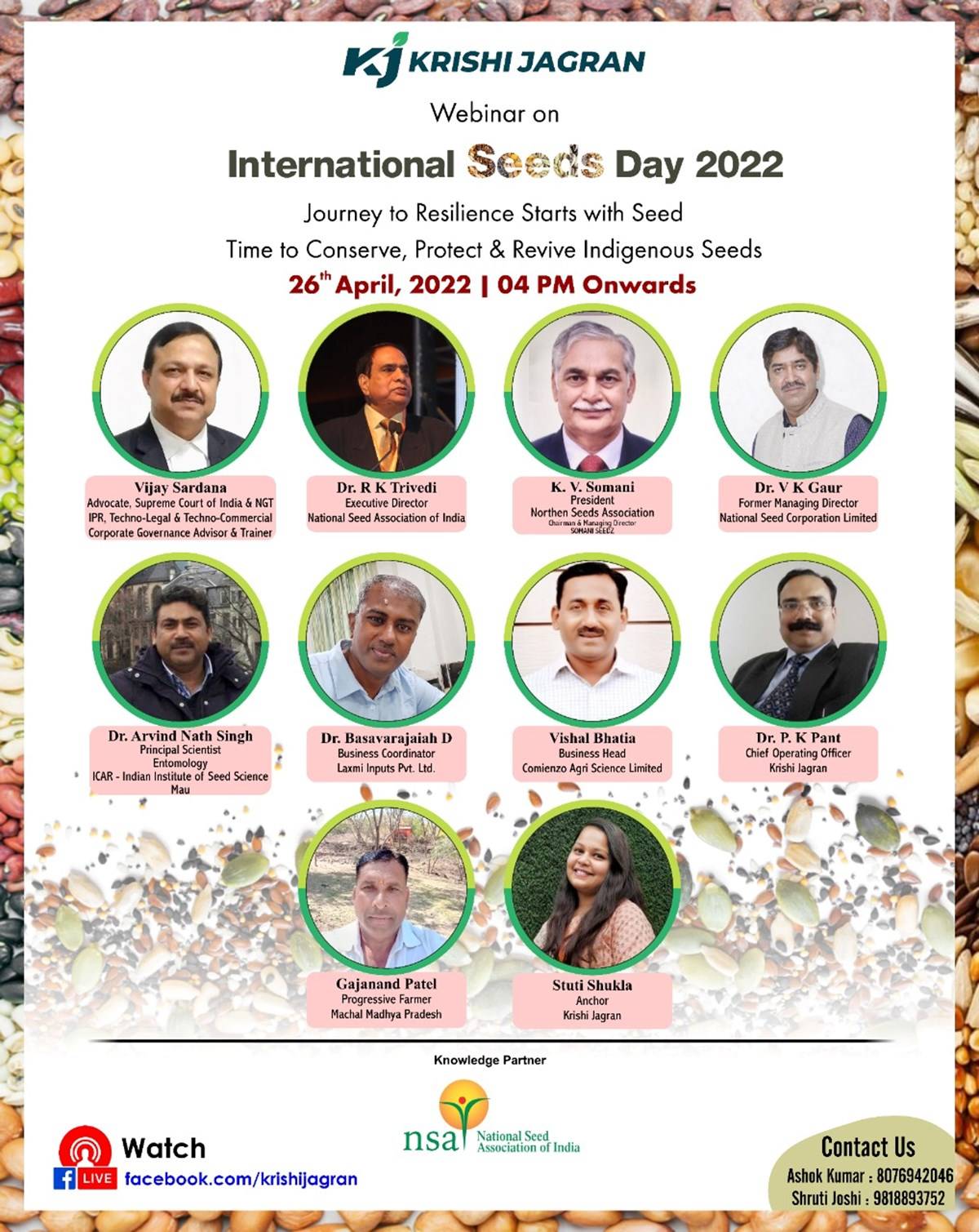 Webinar on International Seeds Day 2022
