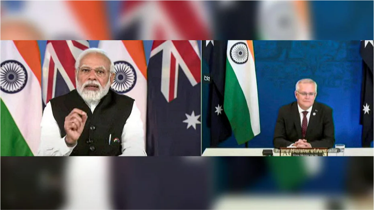Prime Minister Narendra Modi and his Australian counterpart Scott Morrison (Representational Picture)