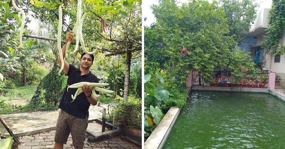 The 31-year-old was inspired by his childhood memories to build his own home with a beautiful garden, which is nothing short of a sanctuary in the concrete jungle.