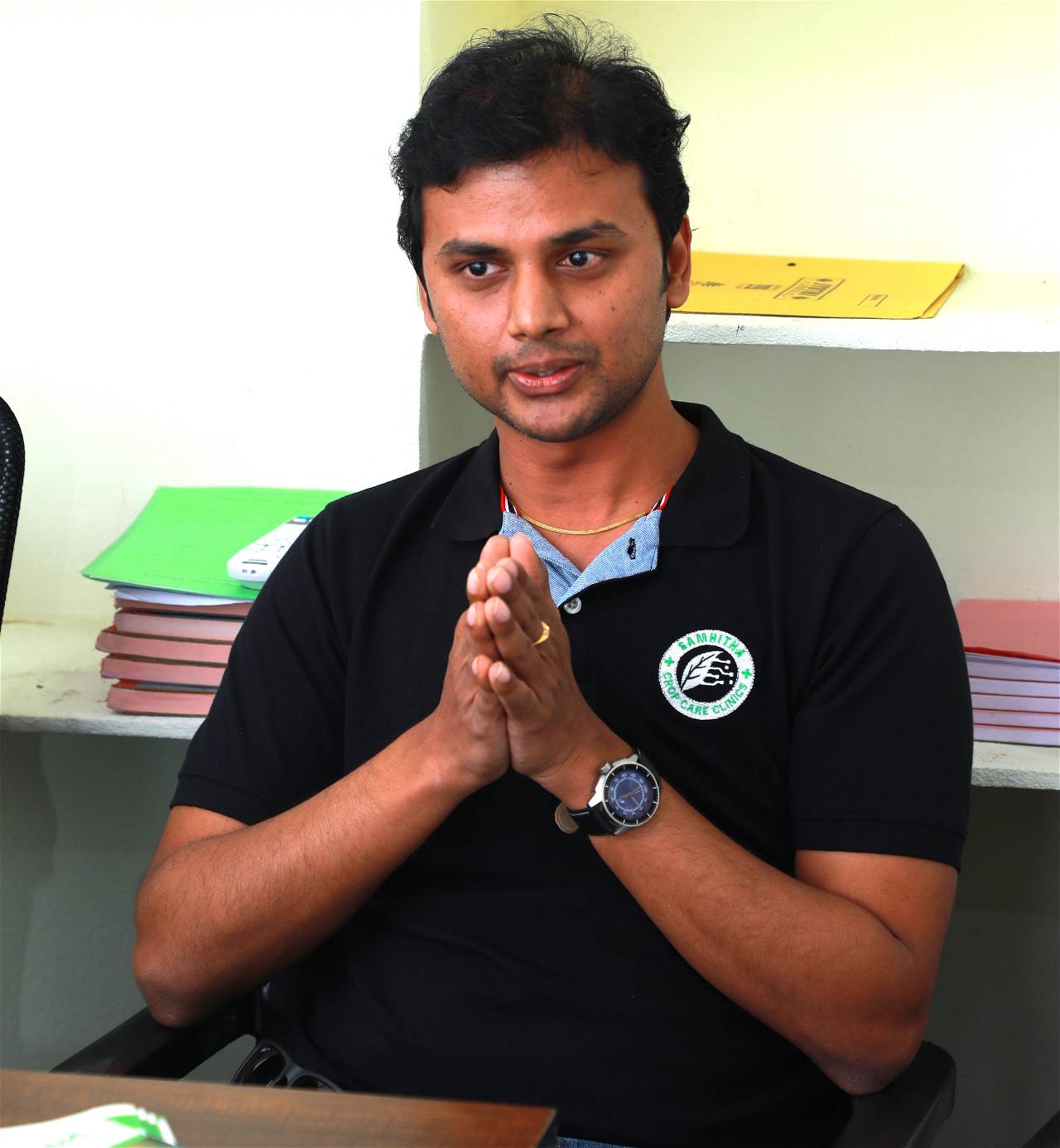 Kalyan Enjamoori, Chief Technology Officer of Samhitha Crop Care Clinics