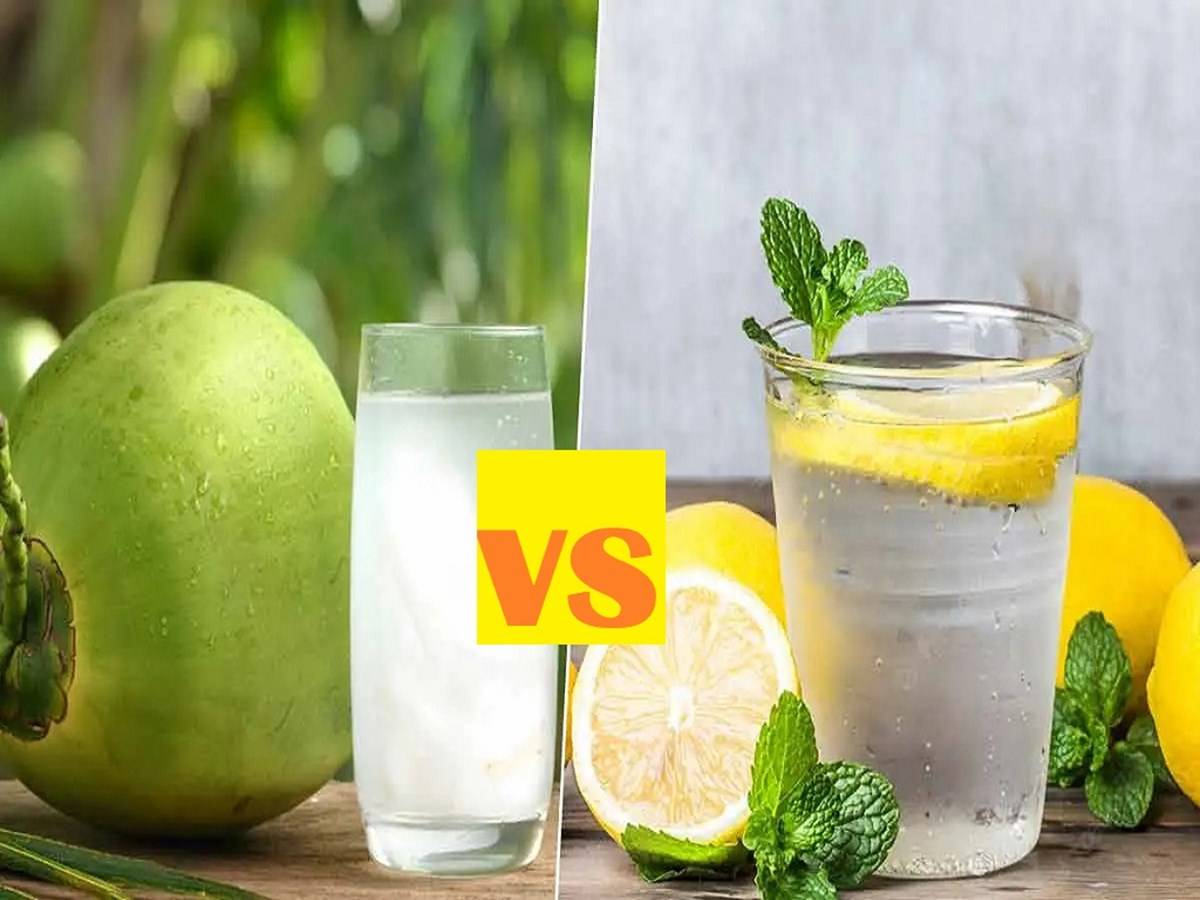 Coconut water and lemonade are two of the most popular drinks of summers