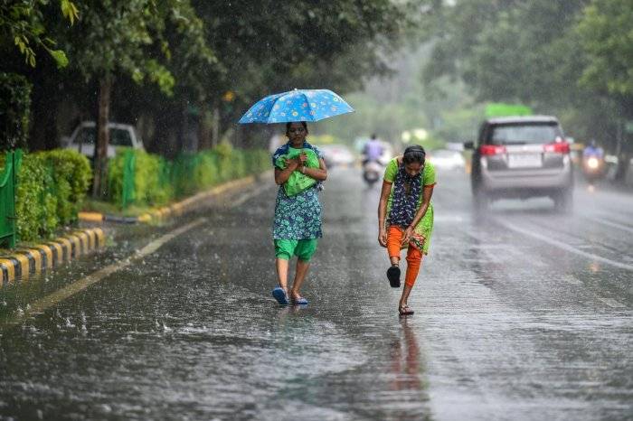 On Wednesday, hailstorms hit areas of Delhi earlier in the day, and rain was recorded in a few places